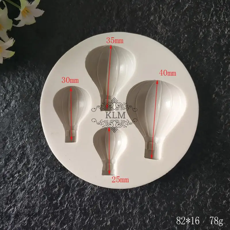 3PCS Hot Air Balloon Silicone Mould Chocolate mold Cake fondant tool KLM-00116 | Дом и сад