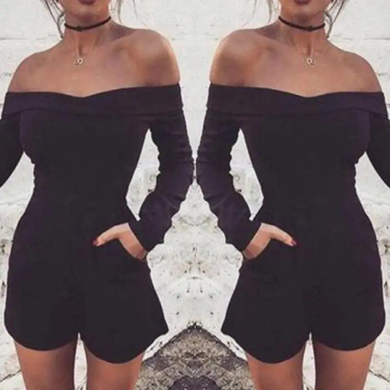 Женский праздничный мини комбинезон новый модный летний облегающий пляжный