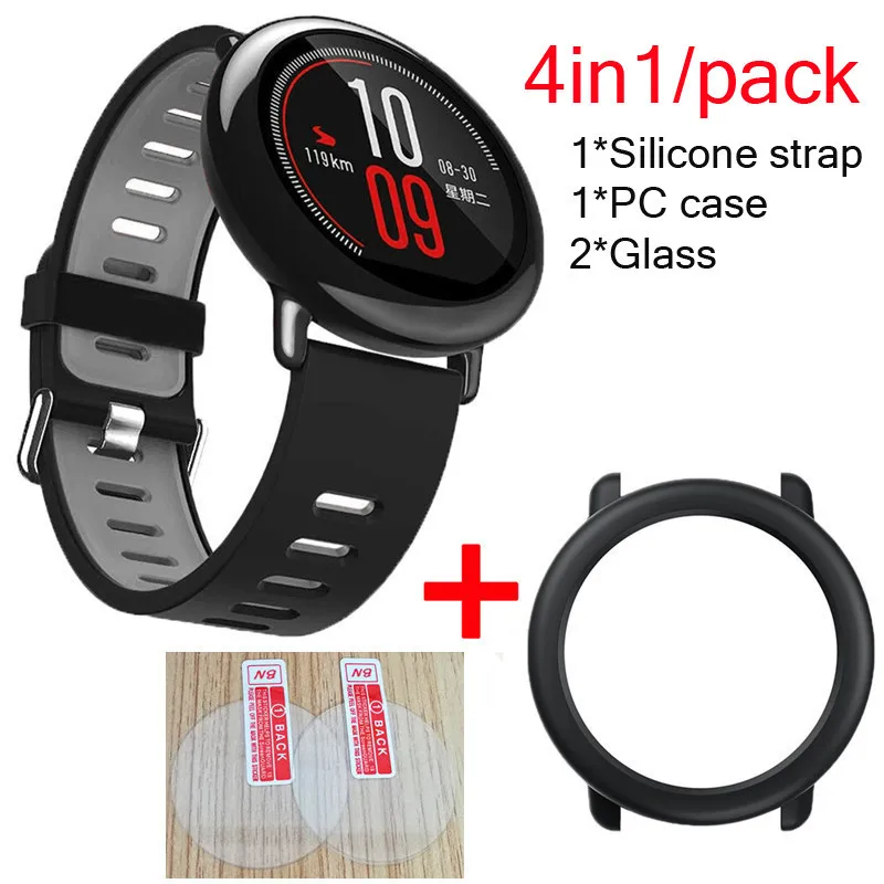 

4 в 1, силиконовый ремешок для часов Huami Amazfit Pace