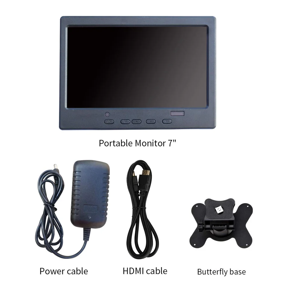 " сенсорный ЖК-монитор для Raspberry Pi HDMI+ VGA+ AV интерфейс дисплей емкостный сенсорный экран модуль Автомобильный резервный обратный