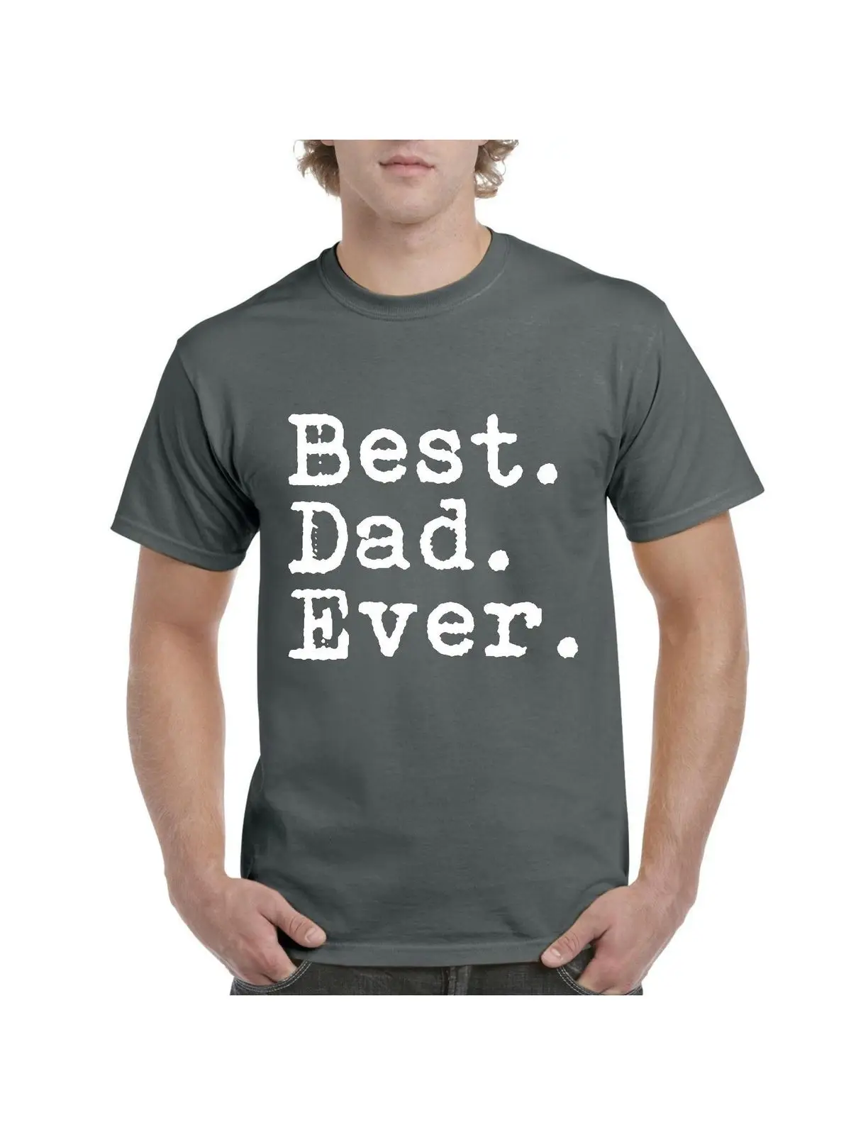 Best. Dad. Ever. Fathers Day Birthday Christmas Daddy Gift from Family T-Shirt | Мужская одежда