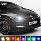 3-дверный спортивный турникер для Renault Megane III, SCOE 2X1 2SMD, светодиодный передний парковочный фонарь, передний боковой маркер, источник света, Стайлинг автомобиля