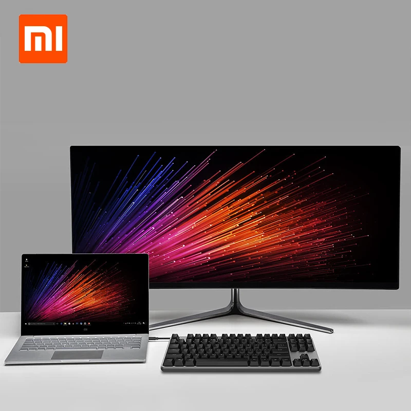 Xiaomi yuemi Pro MK02 Проводная Механическая клавиатура с Cherry красный переключатель белый