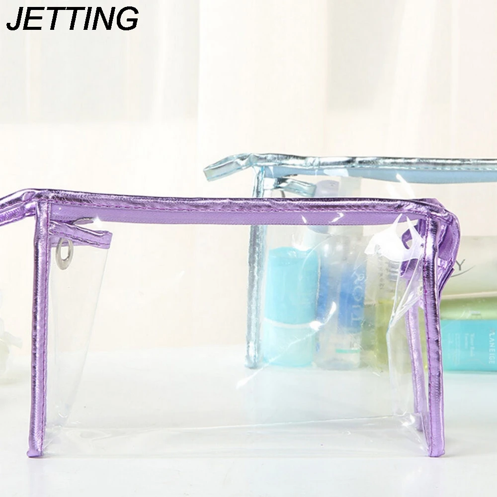 Женские дорожные косметички из ПВХ прозрачные на молнии мужские органайзер