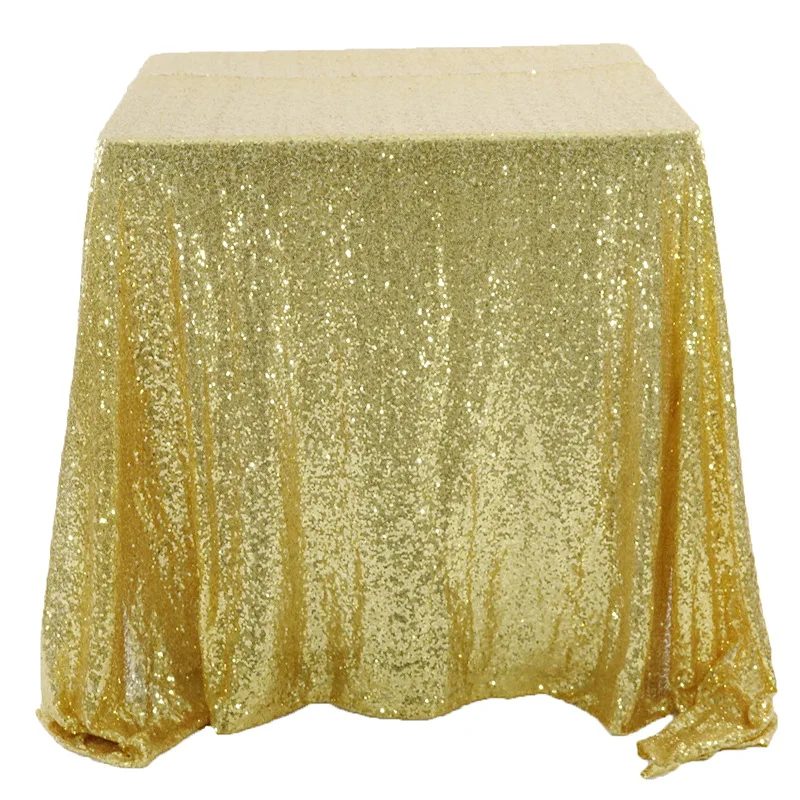 Высококачественная блестящая синяя скатерть Tiffany с блестками для мероприятий