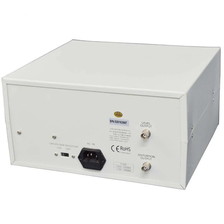 Профессиональный тестер Φ искажений/измеритель мВ В ~ 100 в диапазон: 100-0.01% TDM1911 |