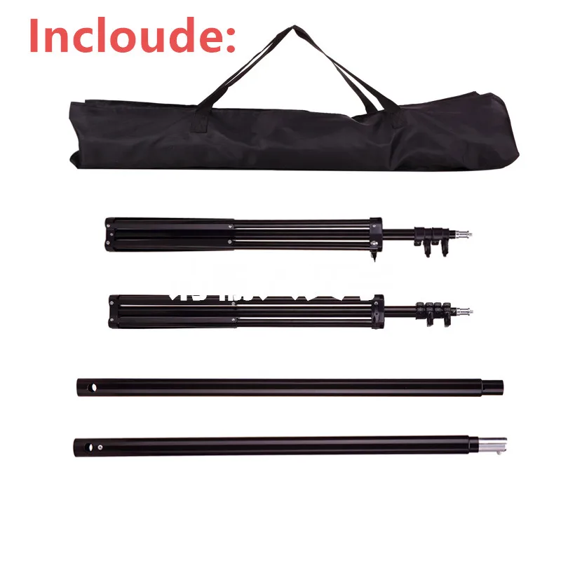 2017 New 3 X 2M(10X 6.5Ft) BACKGROUND HOLDER Photo Background Support System Stands Adjustable Backdrop Stand Kit | Электроника