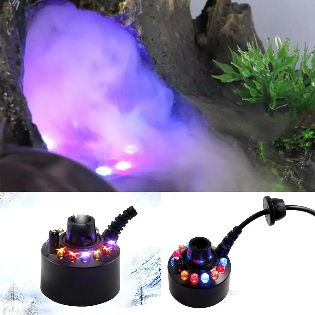 Portable Humidifier Mini USB Atomizer oil diffuser 220V-240V Ultrasonic humidificador Mist Maker With 12 Led Light for Home | Бытовая