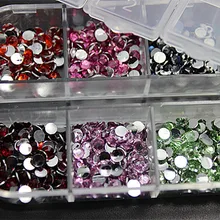 3000pcs/box,3mm Mix Colors resin rhinestones for Nail art  Deco Glitters Gems stones and rhinestones