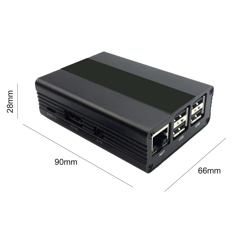Новый алюминиевый корпус коробка контейнер для Raspberry Pi 3B + 3 2B с отверткой |