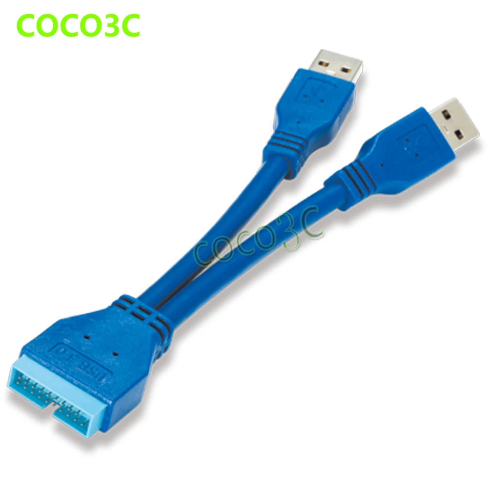 19 штыревой разъем для USB 3 0 A кабель 20 pin USB3.0 сплиттер кабель|cable warner|cable insulationcable port |