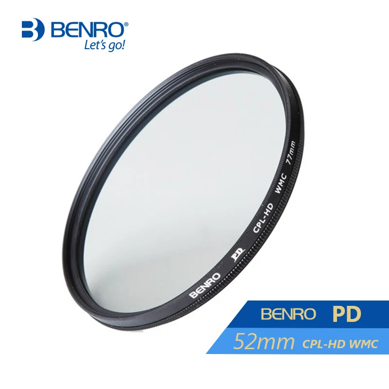 Benro 52 мм PD CPL фильтр HD фильтры wmc водонепроницаемый анти масло против царапин