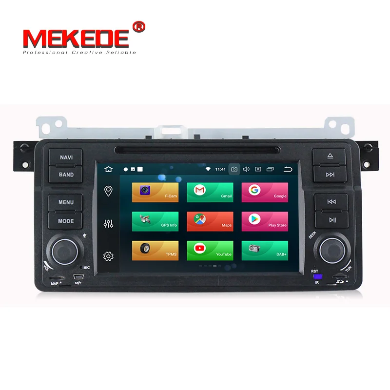 7 дюймов 1024*600 экран PX5 Android 8 0 автомобиль радио стерео для BMW E46 M3 с Octa Core 4G