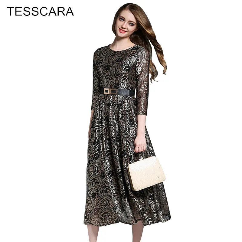 Женское кружевное платье винтажное элегантное трикотажное дизайнерское