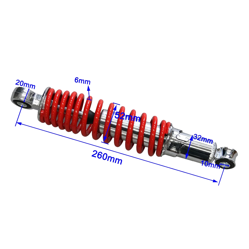TDPRO 400LBS передняя подвеска Амортизатор для 250/260 мм 270/290 мм мотоцикл 50cc 70 90 110cc 125cc грязи питбайк ATV картинг