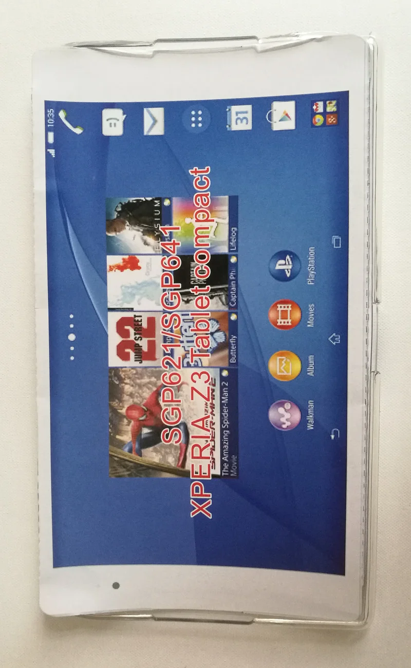Матовый Мягкий ТПУ чехол гелевая задняя крышка для Sony Xperia Z3 8 0 Tab Tablet Compact SGP621 SGP641 100