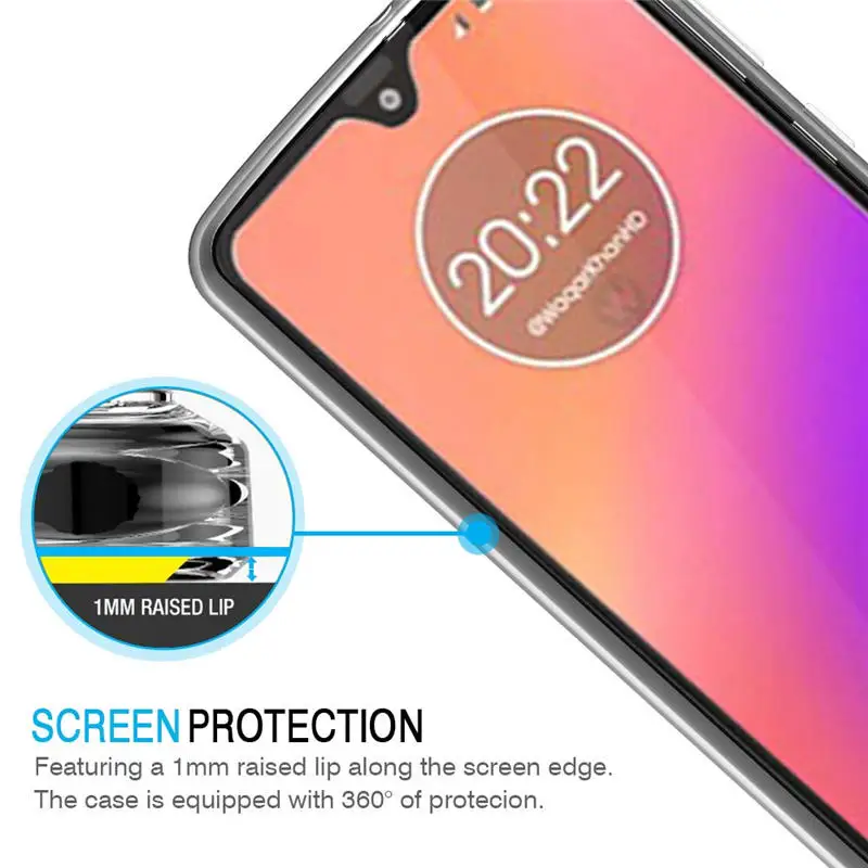 For Motorola Moto G7 Case Silicone Transparent Back Cover Phone XT1965 G 7 MotoG7 | Мобильные телефоны и аксессуары