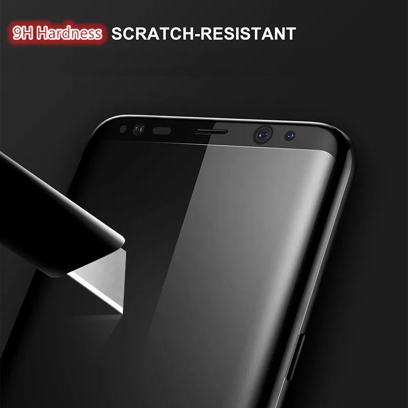 Защита экрана для Samsung Galaxy S9 Plus закаленное стекло с полным покрытием 3D изогнутая