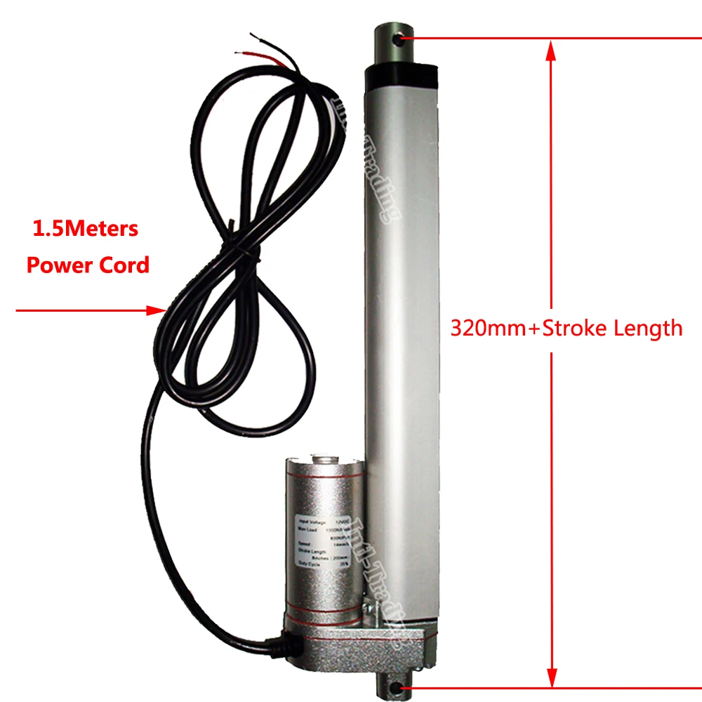 Полный Φ 8 &quotдвигатель постоянного тока с линейным приводом + ЖК контроллер