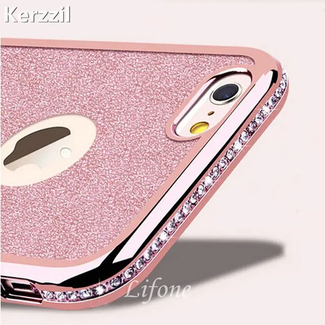 3D Алмазный бампер для iPhone 12 Mini SE 2020 мягкий чехол из ТПУ + с шикарной картой 11 Pro X XS Max