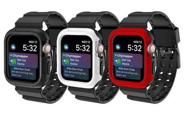 Manufacturer Protective cover Case for Apple Watch series 4 Strap 44mm 40mm Band | Наручные часы