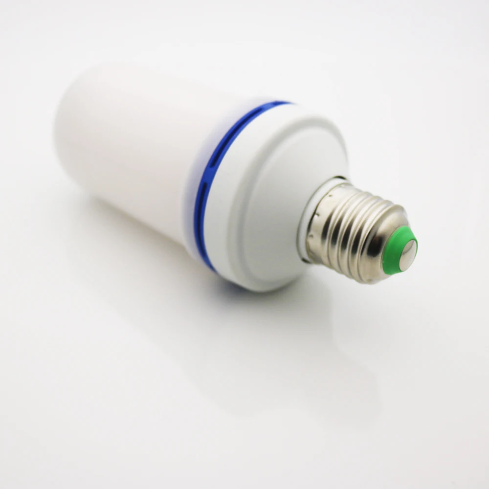 Новинка 2018 Светодиодная лампа E27 E26 2835SMD с эффектом пламени светильник почки огня