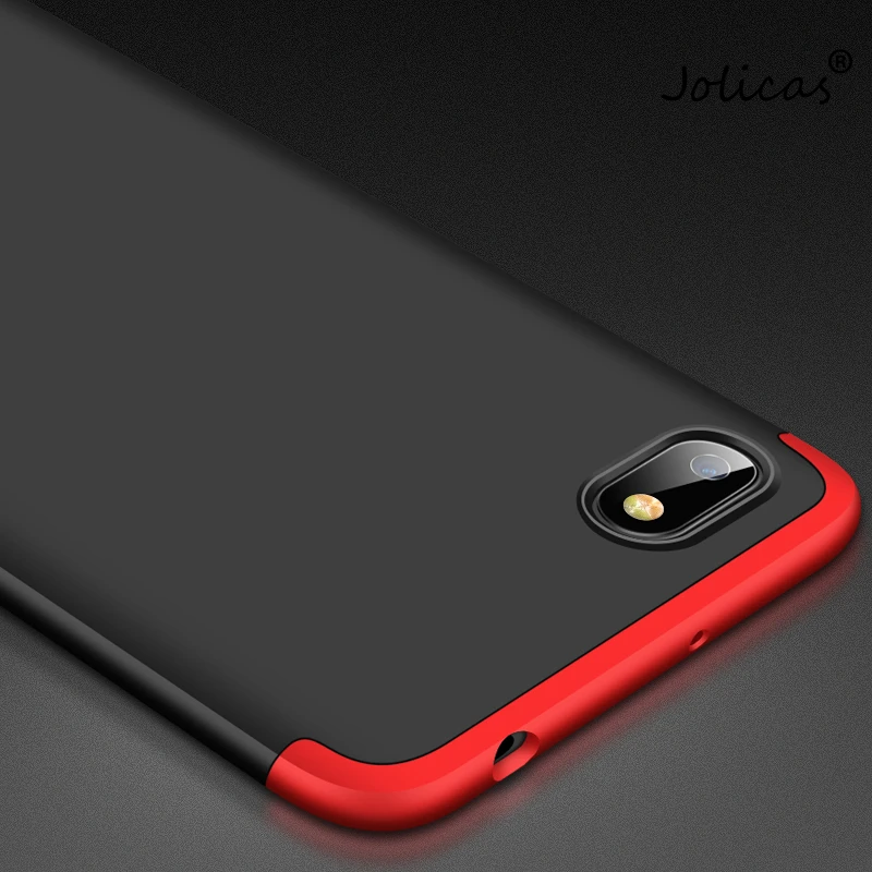 For Xiaomi Redmi 6A Case Luxury 360 Degree Full Cover Hard Plastic Back Funda Coque xiaomi Cheap | Мобильные телефоны и