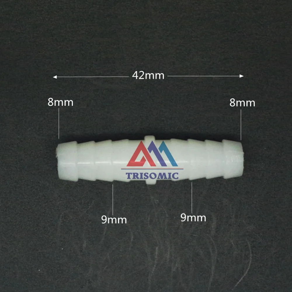 Прямой коннектор 8 мм пластиковый фитинг материал коннектора полиэтиленовый