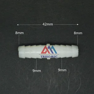 Прямой коннектор 8 мм, пластиковый фитинг, материал коннектора, полиэтиленовый пластиковый силиконовый шланг, ПВХ трубка, Столярный фитинг, аквариум
