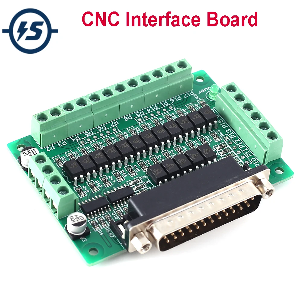 CNC плата интерфейса конвертер оптический изолятор поддержка KCAM4/EMC2/Linuxcnc