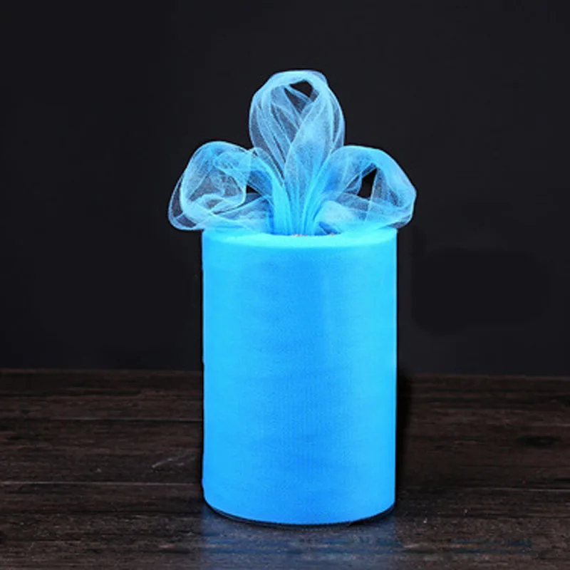 6&quotx25 yards Tulle Tutu Fabric Soft Roll for Wedding Party Bow Decoration Craft | Дом и сад