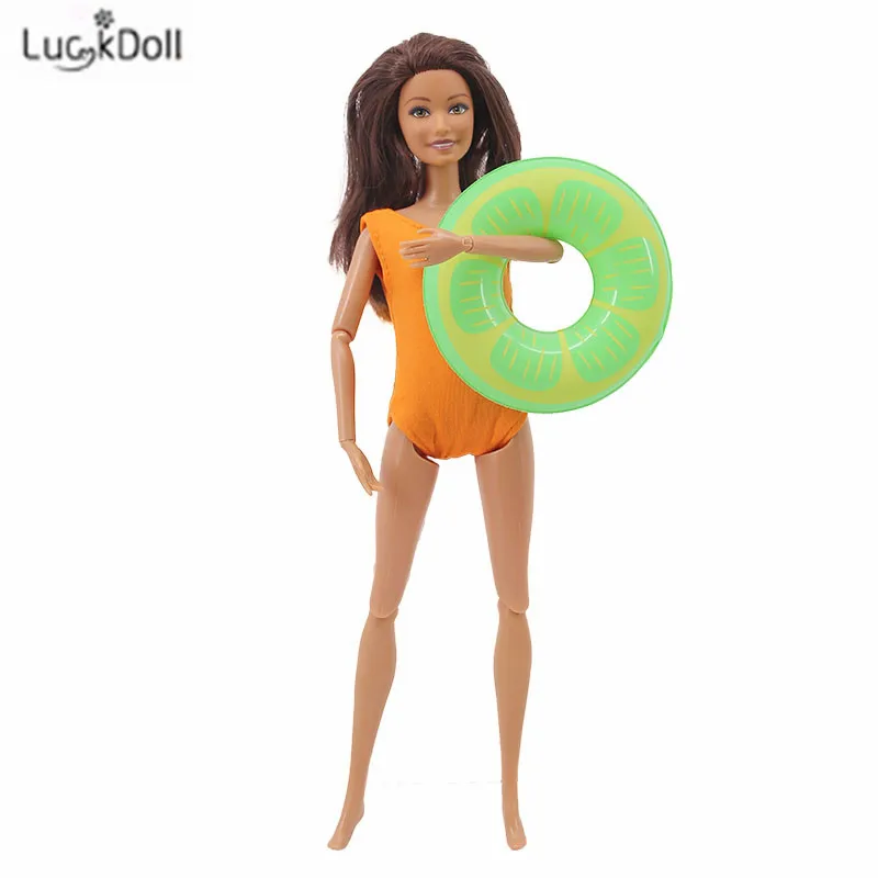 LUCKDOLL12 купальники пляжные купальники бикини плавательный спасательный круг Barbiees аксессуары, игрушки для девочек, поколение, подарок на день рождения