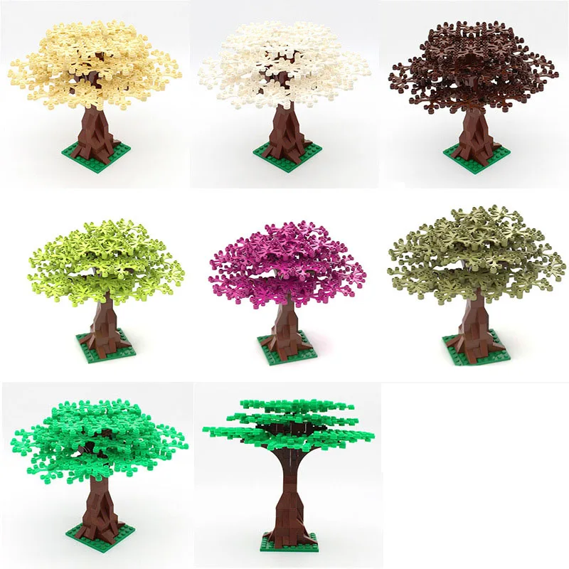 

Military series Big tree MOC Military scene to build DIY accessories Building Blocks For children Gifts