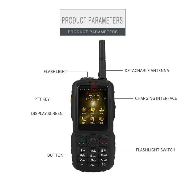 A17 IP67 прочный водонепроницаемый телефон Android gps Zello PTT 3g сетевой домофон GSM мобильный телефон для пожилых людей mini F22 F25