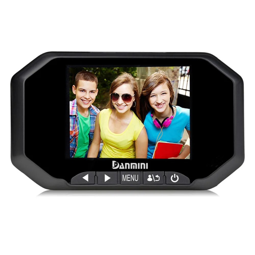 DANMINI 3 5 дюймов умный цифровой дверной глазок просмотра 2.0MP дверь камера ИК ночного