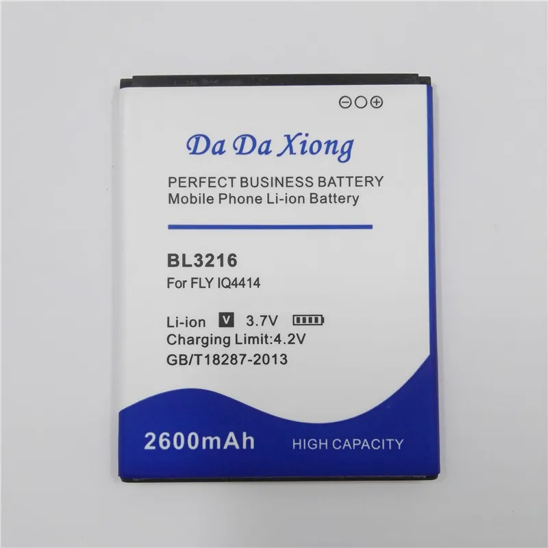Литий ионный аккумулятор BL3216 2600 мАч для Телефона FLY IQ4414 Сменный телефона|battery