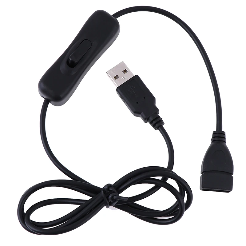 Новый 1 м USB кабель для мужчин и женщин переключатель вкл. Выкл. Кабель тумблер