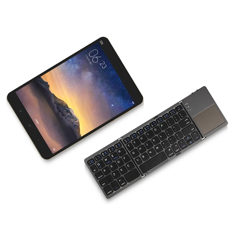 Три сложенный беспроводная Bluetooth клавиатура для Dell Venue 8 10 Pro 11 7 7840 3840 3830 5830 5130 3845 7130
