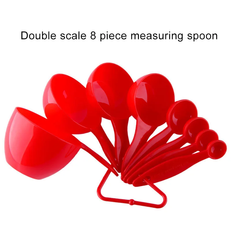 8pcs/Set ABS Measuring Spoon For Baking Coffee Cake Making Kit Practical Kitchen Tool Accessories Measure | Дом и сад