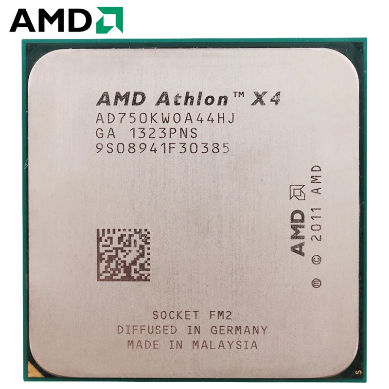 Процессор AMD Athlon II X4 750K Socket FM2 100 Вт 3 4 ГГц 904-pin четырехъядерный процессор для