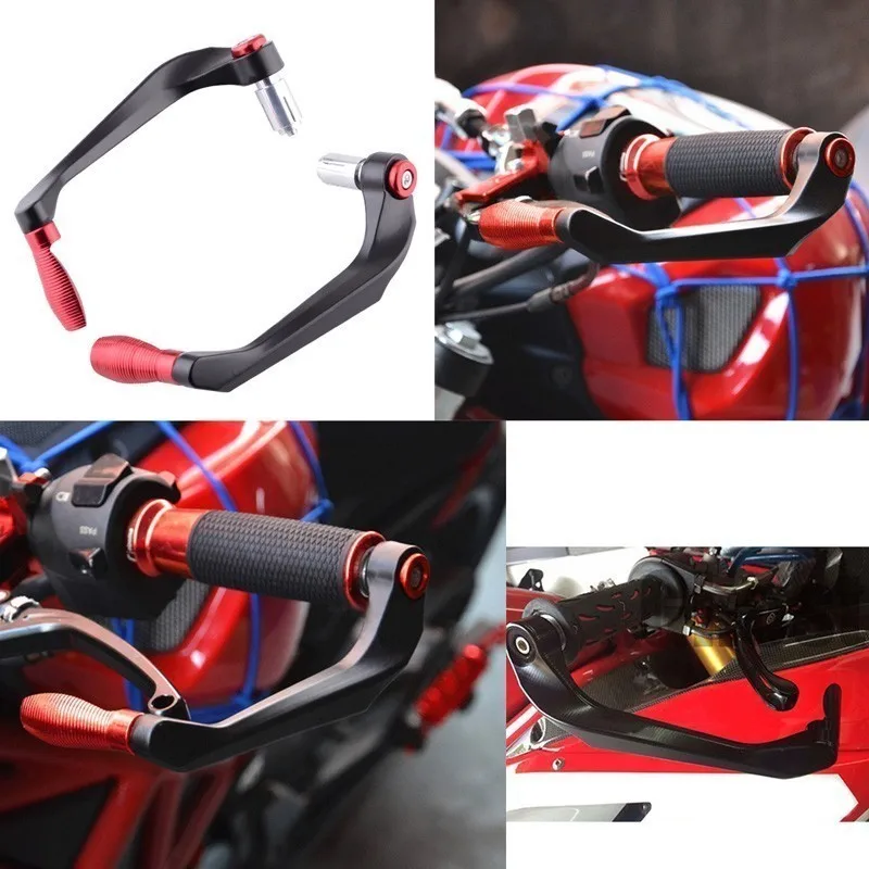 SPEEDWOW Universal 7/8" 22mm Motorcycle Handlebar Brake Clutch Levers Protector Guard Aluminum For Honda Yamaha Suzuki Kawasaki |