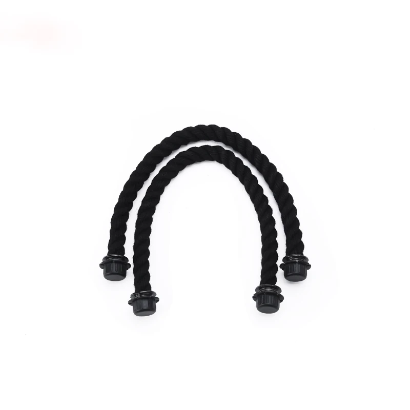 Black 40cm AMbag 1 пара Длинные Короткие пеньковые веревки ручка для O сумка Obag ручка 70 см 40 см для женщин сумка EVA - Цвет: Black 40cm