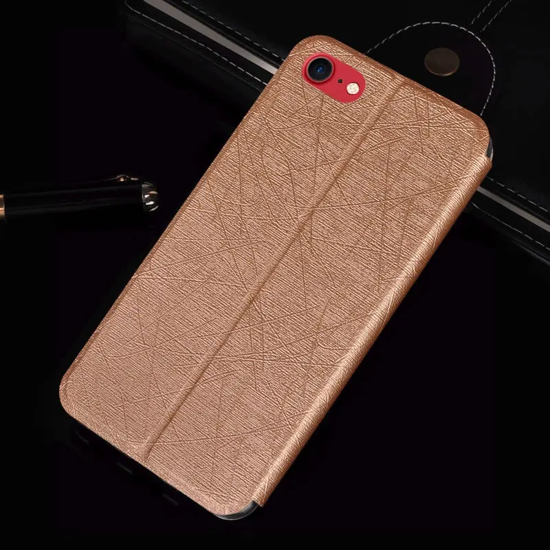 Кожаный флип-чехол для iphone 8 Plus 7 6 S Роскошная деловая защитная сумка-чехол с