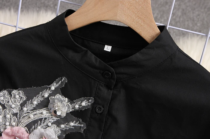 Женское платье ALPHALMODA летняя футболка с аппликацией и цветочным принтом | Женская