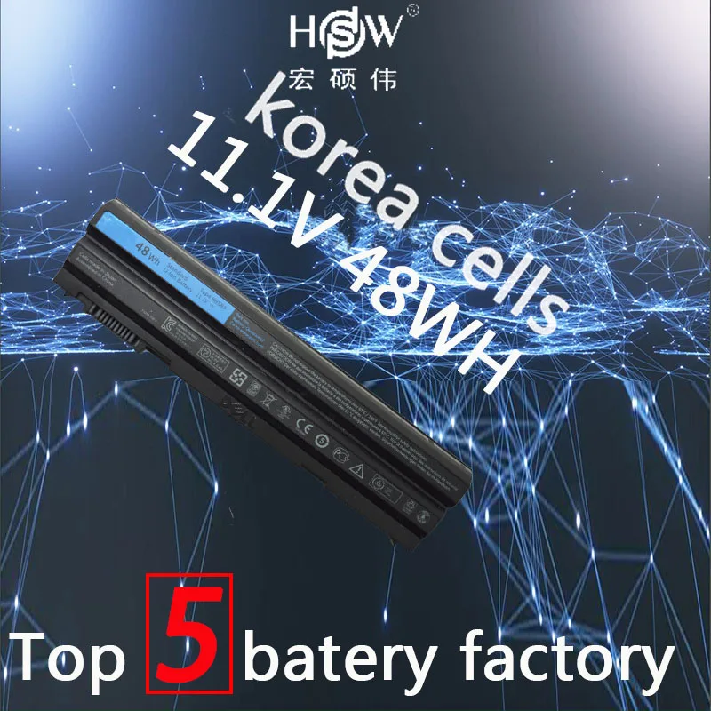 HSW аккумуляторная батарея 11 1 В 48WH для DELL 04NW9 05G67C 312-1163 312-1311 451-11694 8858X 8P3YX 911MD HCJWT KJ321 |