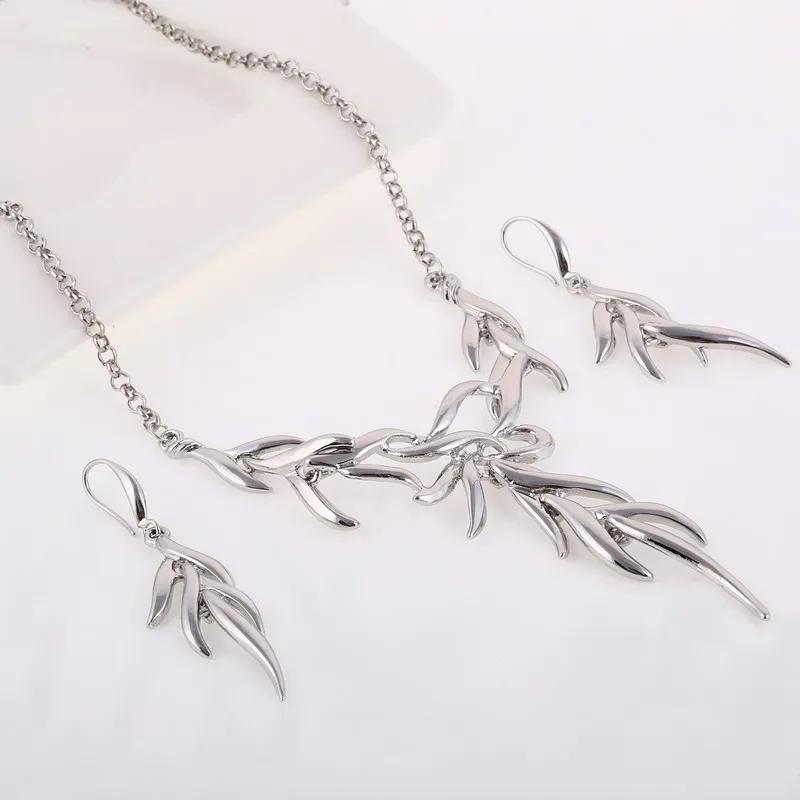 Hottest New Fashion Gold &amp Silver Plated Jewelry Sets for Women Statement Cross Necklace Dangle Earring Set | Украшения и