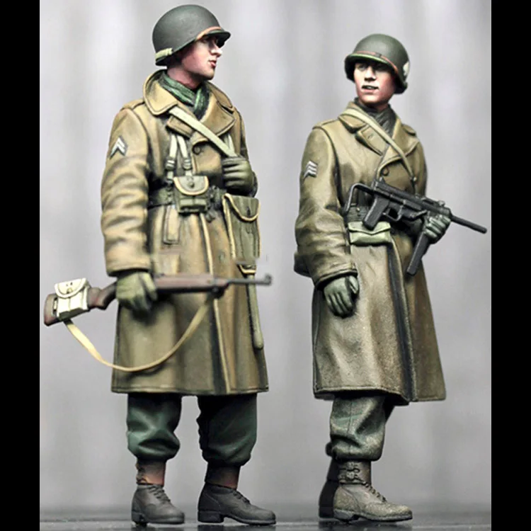 1/35 сборный Набор фигурок из смолы пехота солдат США | Игрушки и хобби