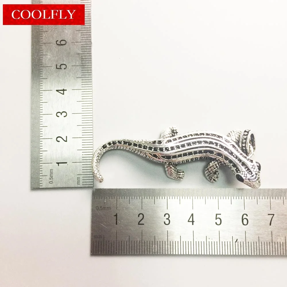 Винтажные Подвески Salamander Fit Соединенные ожерелья модные стерлингового серебра 925