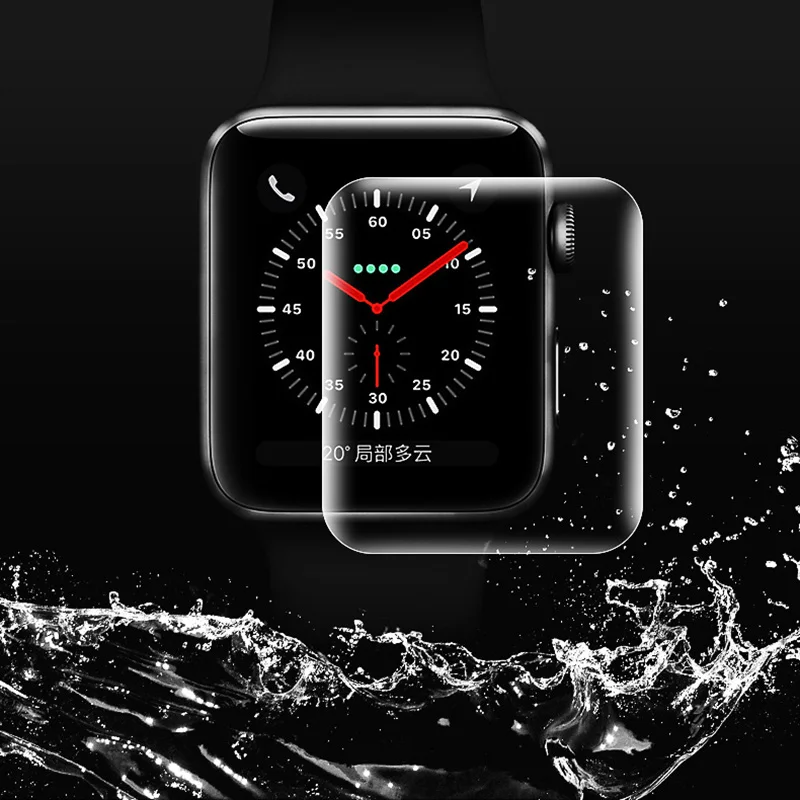LISCN 3D Мягкие TPU пленка для Apple Watch Series 4 полное покрытие Экран протектор Защитная 40