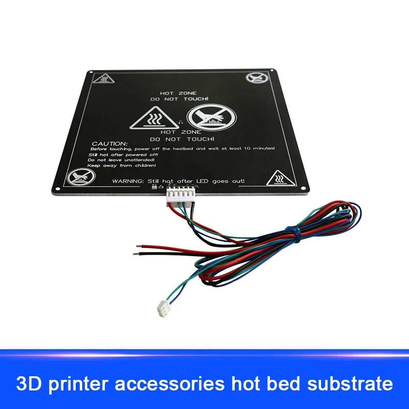 Новая нагревательная кровать черные детали алюминиевая пластина PCB для 3D